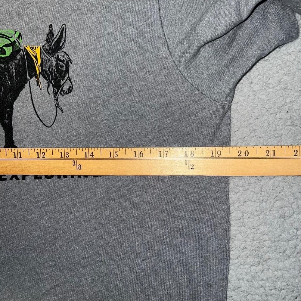 The North Face Evolution‎ Pack Never Stop Exploring T Shirt Sz S Gray Donkey Tee - Picture 8 of 9